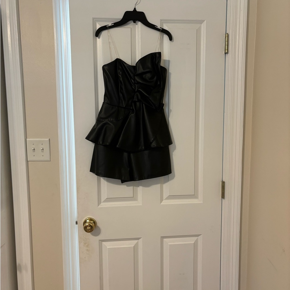 black leather